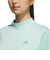 アディダス（adidas）ゴルフウェア ジャカード モックネック長袖ポロシャツ JWJ97-JM7171 LBLU