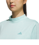 アディダス（adidas）ゴルフウェア ジャカード モックネック長袖ポロシャツ JWJ97-JM7171 LBLU