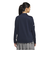 アディダス（adidas）ゴルフウェア ジャカード モックネック長袖ポロシャツ JWJ97-JM2995 NVY