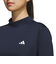 アディダス（adidas）ゴルフウェア ジャカード モックネック長袖ポロシャツ JWJ97-JM2995 NVY