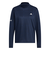 アディダス（adidas）ゴルフウェア ジャカード モックネック長袖ポロシャツ JWJ97-JM2995 NVY