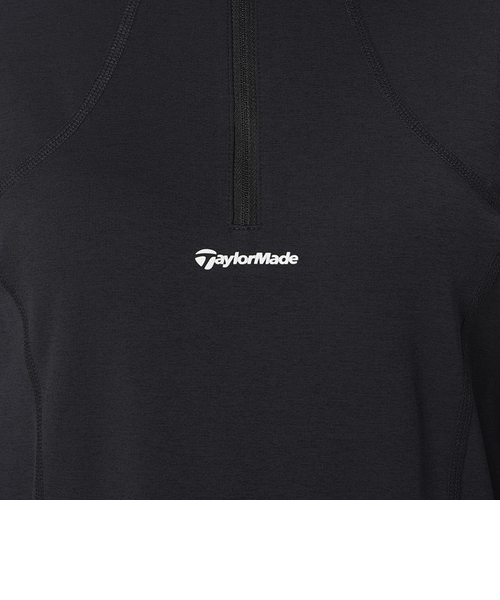 テーラーメイド（TAYLORMADE）ゴルフウェア 裏起毛 ハーフジップ 長袖