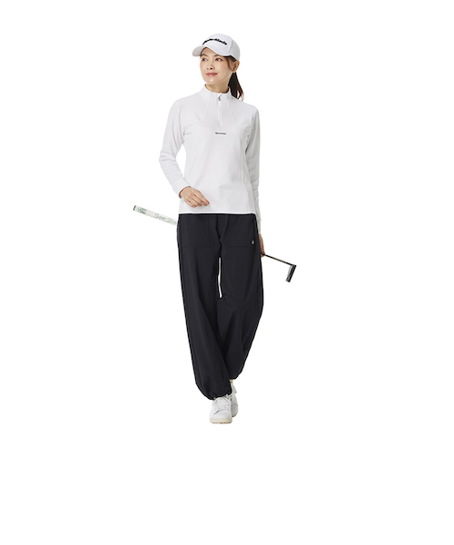 テーラーメイド（TAYLORMADE）ゴルフウェア 裏起毛 ハーフジップ 長袖