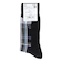 マンシング（MUNSING）クルー丈チェック柄ソックス MG5FSO06M BK00