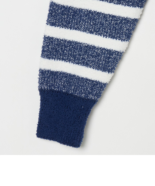 ROSASEN（ROSASEN）ゴルフウェア 長袖 ハーフジップ ボーダーニット