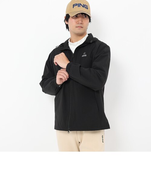 ピン（PING）ゴルフウェア アウター ナイロンリップ フーディー