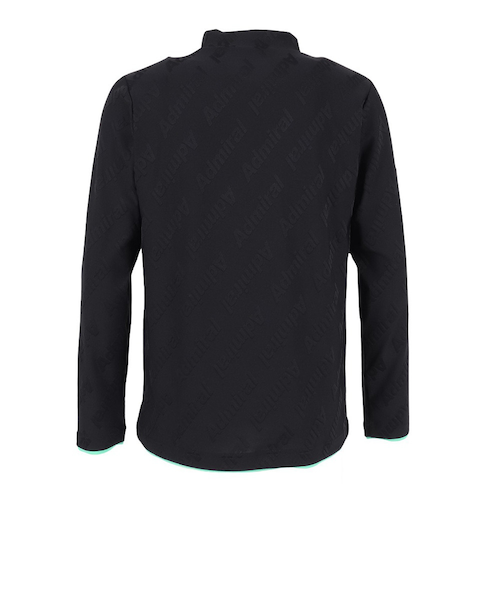 ADMIRAL アドミラル 長袖 シャツ ブラック LL プリント ロゴ