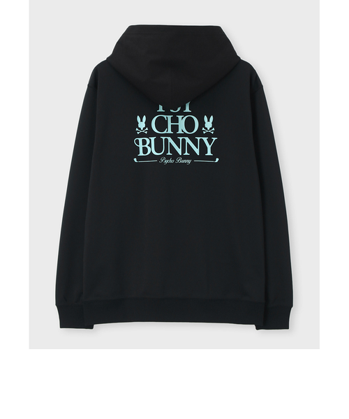 Psycho Bunny ゴルフ用フーディ・パーカー Psycho Bunny サイコバニー ゴルフ パーカー メンズ 半袖