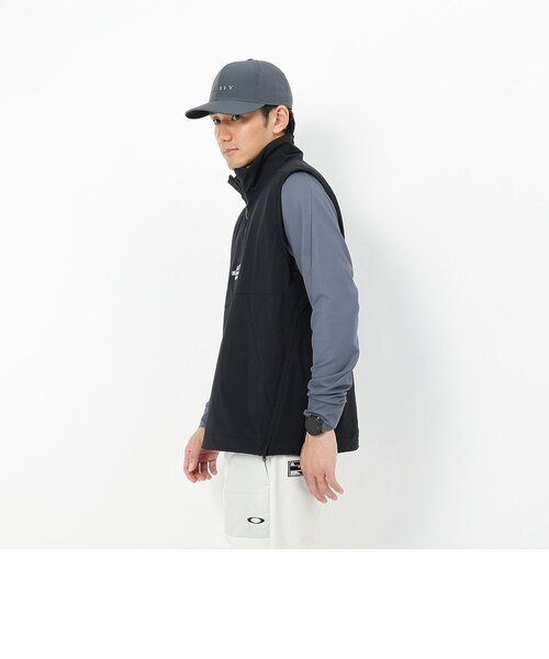 （メンズ）ゴルフウェア OAKLEY（オークリー） 春 ゴルフ 防風 撥水 L 白 アウター ベスト 2WAYジャケット オークリー 防風 SKULL アウター メンズウェア