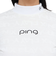 ピン（PING）ゴルフウェア モックネック ロゴジャカード 長袖ハイネックシャツ 622-5266900-030
