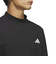 アディダス（adidas）ゴルフウェア バックグラフィック モックネック長袖ポロシャツ JVV08-JM0236 BLK