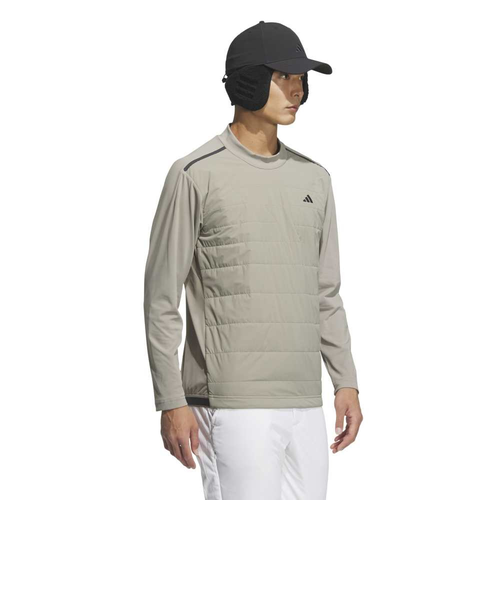 アディダス（adidas）ゴルフウェア キルト 長袖モックネックシャツ AZ