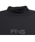 ピン（PING）ゴルフウェア 保温 トリコット ハイネックシャツ 長袖 621-5266001-010
