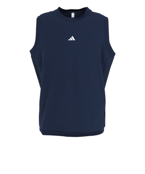 アディダス（adidas）ゴルフウェア 吸汗速乾 2IN1 半袖モックネック