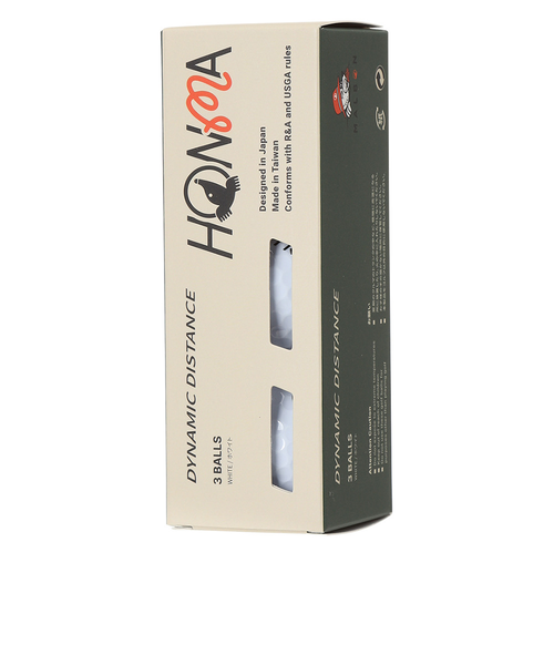 本間ゴルフ（HONMA）ゴルフボール BT2551 MALBON WH ダース(12個入り