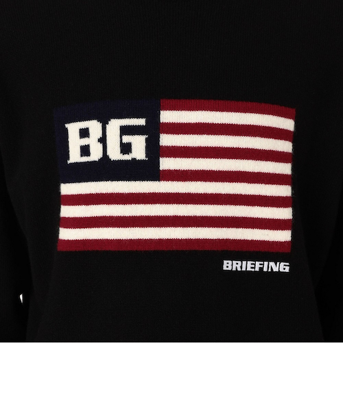 ブリーフィング（BRIEFING）ゴルフウェア HOL ビッグ フラッグ クルー