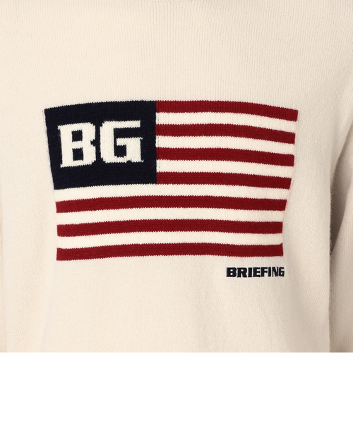 ブリーフィング（BRIEFING）ゴルフウェア HOL ビッグ フラッグ クルー