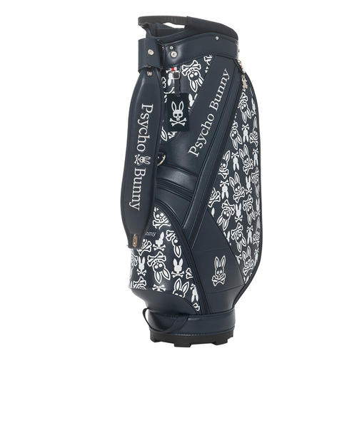 サイコバニー キャディバッグ 9型 5分割 ネイビー ボールマーカー付 希少】サイコバニー キャディバッグ スペシャルエディション 9型 5分割