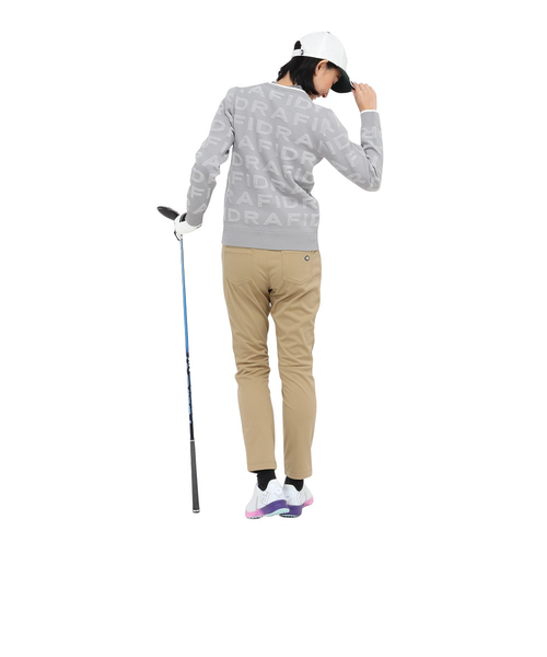 フィドラ（FIDRA）ゴルフウェア 長袖 ジャカードロゴニット FD5SUJ09