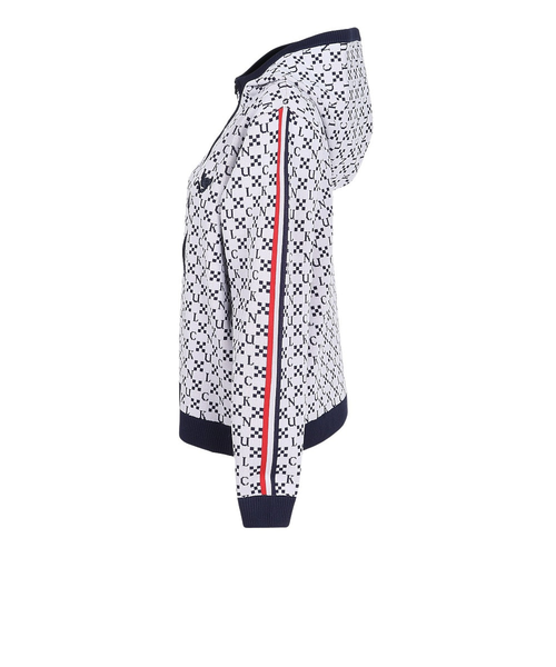 クランク（CLUNK）ゴルフウェア ジャガードニットパーカー CL5SUY57