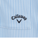 キャロウェイ（CALLAWAY）ゴルフウェア ストライプ ジャカード ボタンダウン半袖シャツ C26134108-1110