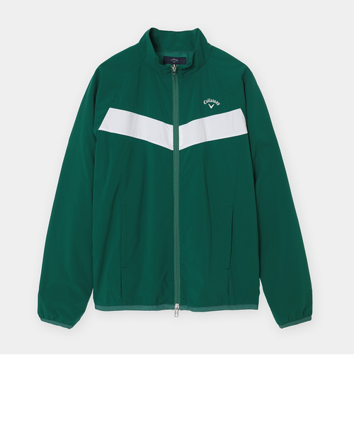 Callaway フルジップジャケット 緑/黒 キャロウェイ（CALLAWAY）ゴルフウェア 8WAYストレッチフルジップ