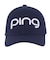 ピン（PING）ゴルフ 帽子 ツアーキャップ ネイビー HW-L2501 NV 38218