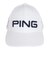 ピン（PING）ゴルフ 帽子 UVクールキャップ ホワイト HW-U2601 WH 38992