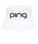 ピン（PING）ゴルフ 帽子 ツアーハット ホワイト HW-L2601 WH 38982