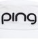 ピン（PING）ゴルフ 帽子 ツアーハット ホワイト HW-L2601 WH 38982
