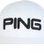 ピン（PING）ゴルフ 帽子 メッシュキャップ ホワイト HW-U2604 WH 38995