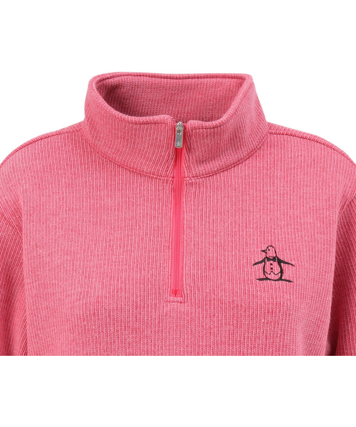 マンシング（MUNSING）ゴルフウェア 吸湿発熱 スタンドカラー ハーフ