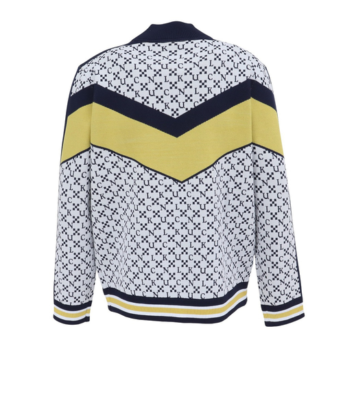 クランク（CLUNK）ゴルフウェア アウター 保温 ジャガードニット