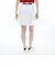 ゴルフウェア ツイルミドル丈 タイトスカート THLA613-WHT