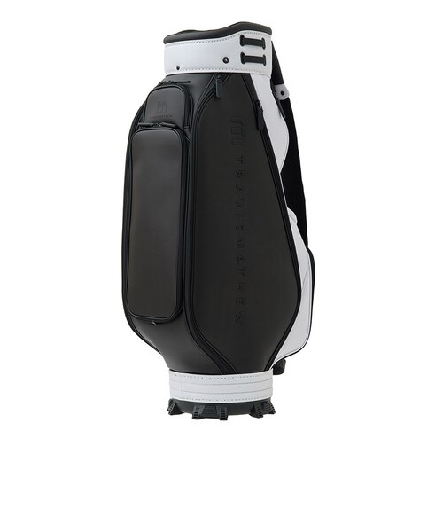Travis Mathew ブラックキャディバッグ トラヴィスマシュー（Travis Mathew）ゴルフ カート式 キャディバッグ