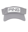 ピン（PING）帽子 ツアーバイザー HW-T2502 GY 38206