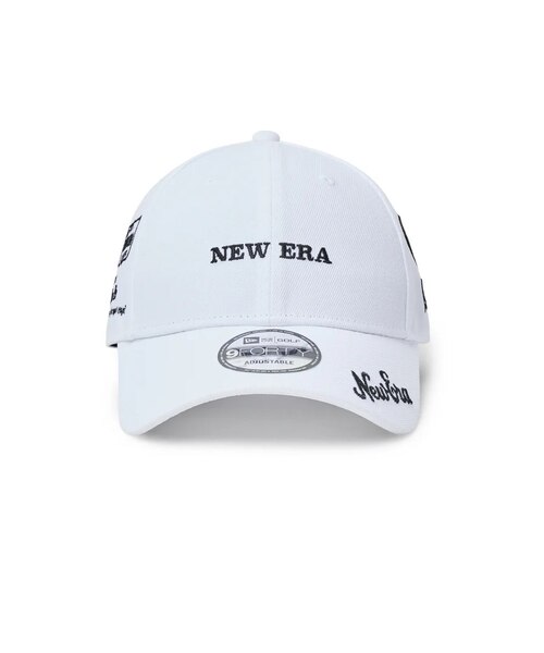 ニューエラ（NEW ERA）ゴルフ 帽子 9FORTY アーカイブロゴ ホワイト