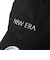 ニューエラ（NEW ERA）帽子 ゴルフ 9TWENTY ロゴテープ ブラック 14747150