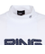 ピン（PING）ゴルフ アップリケ 半袖ハイネックシャツ 621-6167201-030