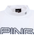 ピン（PING）ゴルフ アップリケ半袖ハイネックシャツ 622-6167200-030