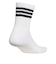 アディダス（adidas）ハーフクルー丈 スリーストライプス ソックス BY630-JZ2965WH/BK