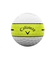 キャロウェイ（CALLAWAY）ゴルフボール クロムソフト 26 イエロー 360° ストライプ 3B 2026年モデル スリーブ(3個入り)