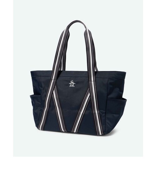 マンシング（MUNSING）ナイロンツイル ジャカードテープ トートバッグ