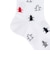 マンシング（MUNSING）ミドル丈 飛び柄ソックス MG6SSO09L WH00