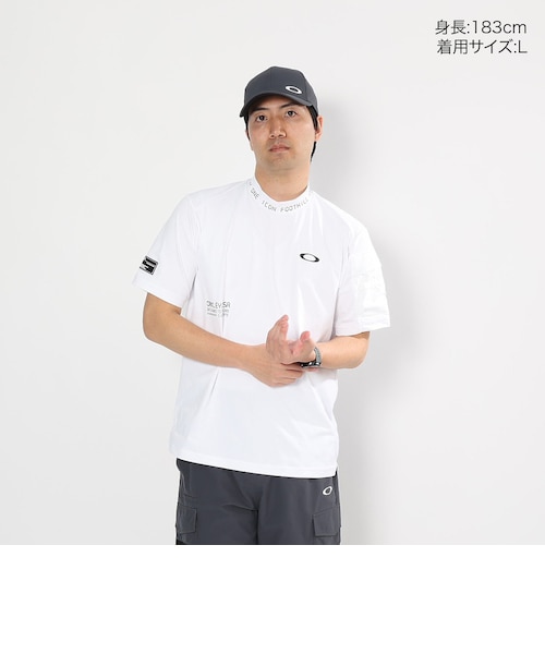 オークリー（OAKLEY）ゴルフウェア 吸汗速乾 モックネック 半袖