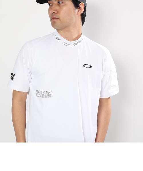 オークリー（OAKLEY）ゴルフウェア 吸汗速乾 モックネック 半袖