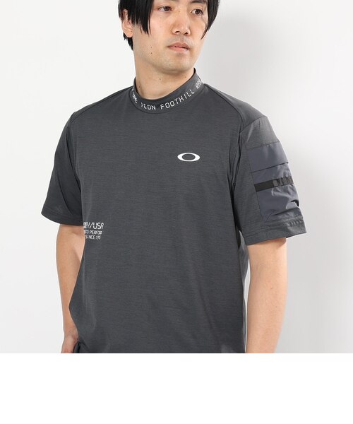オークリー（OAKLEY）ゴルフウェア 吸汗速乾 モックネック 半袖