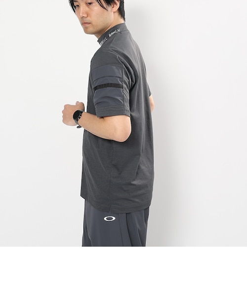 オークリー（OAKLEY）ゴルフウェア 吸汗速乾 モックネック 半袖