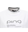 ピン（PING）モックネック ゴルフ 変形 カノコ 半袖ハイネックカットソー 622-6167300-030