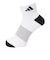 アディダス（adidas）アンクル ファンクショナルソックス 2足組 MIP98-KV7527 W/BLK